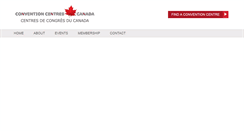 Desktop Screenshot of conventioncentrescanada.com